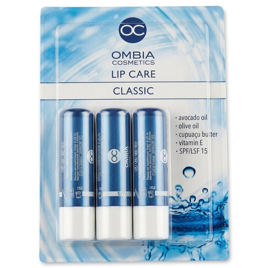 Ombia Lip Care Classic SPF 15 x3