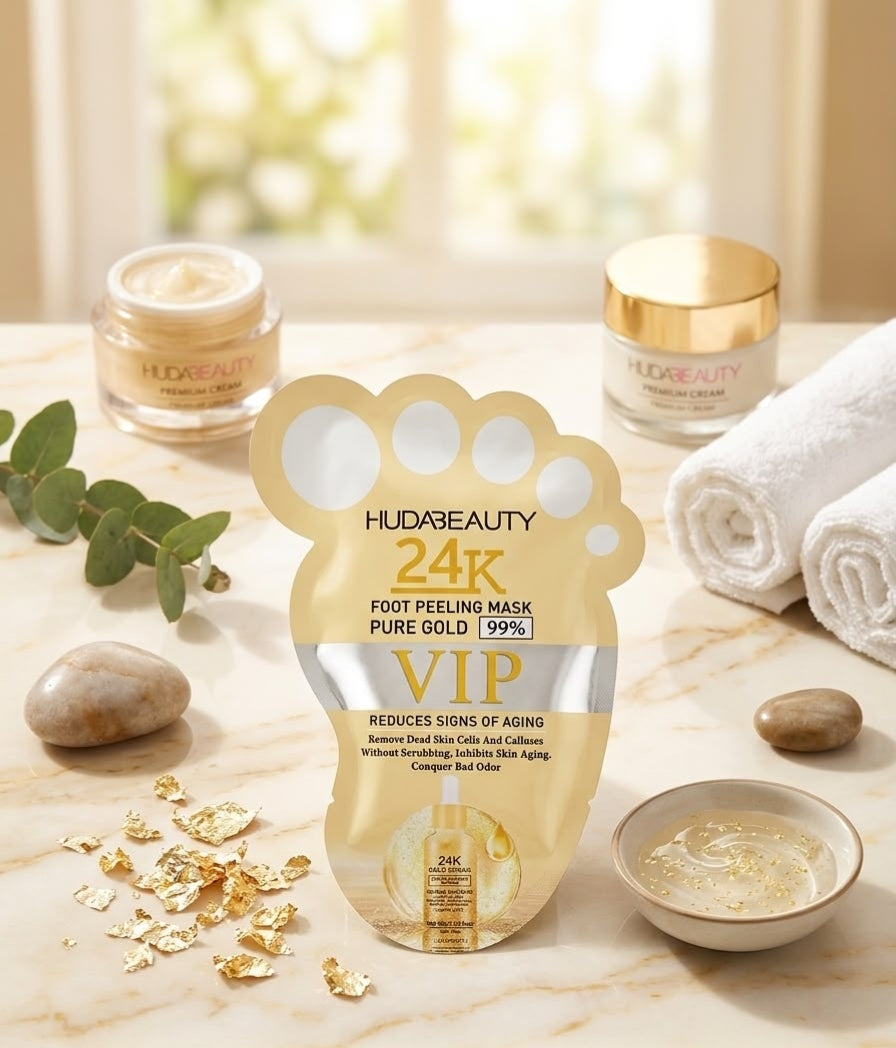 Huda Beauty Pure Gold 24KFeet Mask
