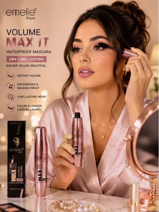 Emelie Volume Max It Waterproof Mascara