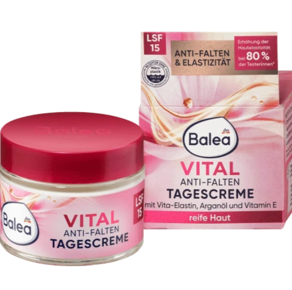 Balea Vital Anti Wrinkle Day Cream 15LSF 50ml