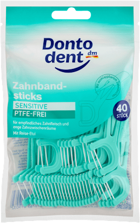 Donto Dent Floss Sticks Sensitive  40 Pieces