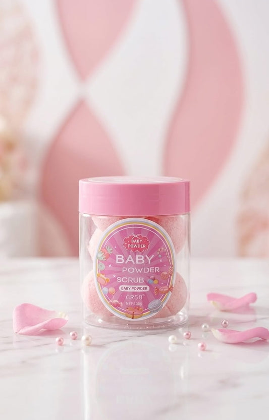 Baby Powder Scrub Balls 130g