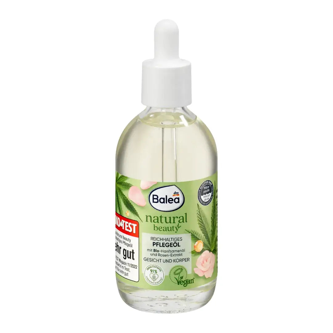 Balea Natural Beauty Hemp & Rose Oil 100ml