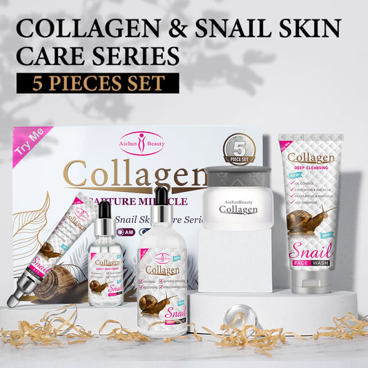 Aichun Beauty Collagen and snail set 5x
